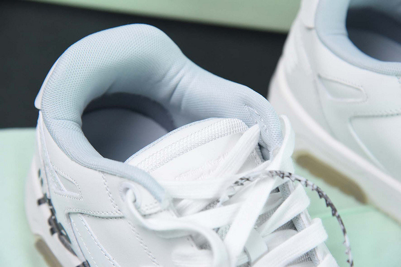 OF™ C/O VIRGIL ABLOH OUT OF OFFICE LOW-TOP LEATHER SNEAKERS ‘OOO“