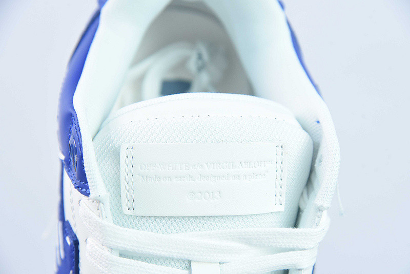 OF™ C/O VIRGIL ABLOH OUT OF OFFICE LOW-TOP LEATHER SNEAKERS ‘OOO“