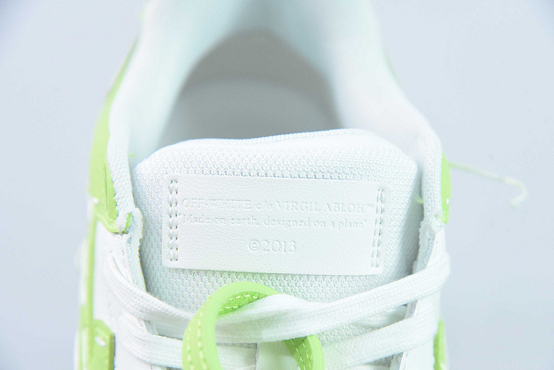 OF™ C/O VIRGIL ABLOH OUT OF OFFICE LOW-TOP LEATHER SNEAKERS ‘OOO“