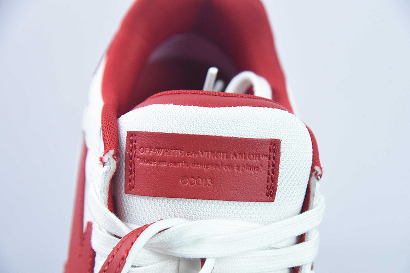 OF™ C/O VIRGIL ABLOH OUT OF OFFICE LOW-TOP LEATHER SNEAKERS ‘OOO“