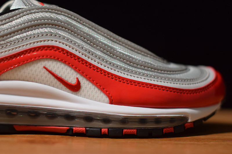 NIKE AIR MAX 97 PURE PLATINUM UNIVERSITY RED 921826-009
