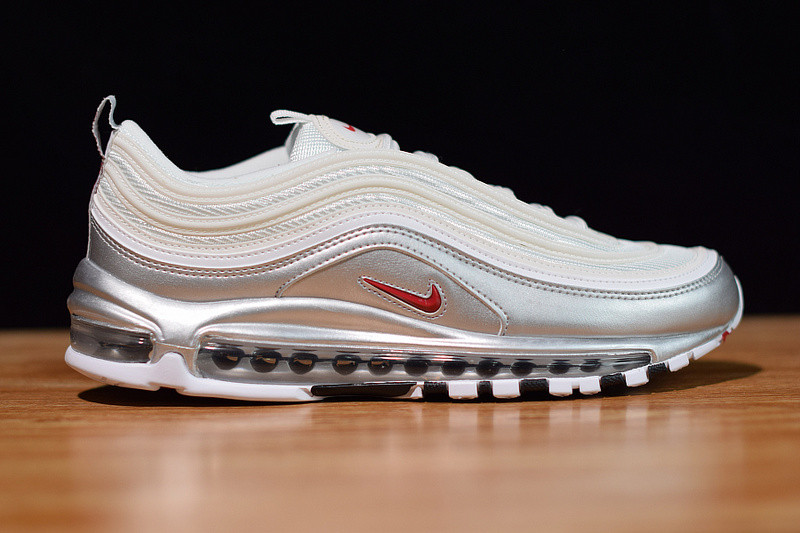 NIKE AIR MAX 97 SILVER WHITE AT5458-100