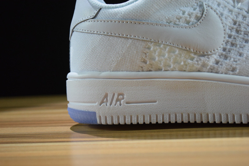 NIKE AIR FORCE 1 ULTRA FLYKNIT LOW "WHITE ICE" 817419-100