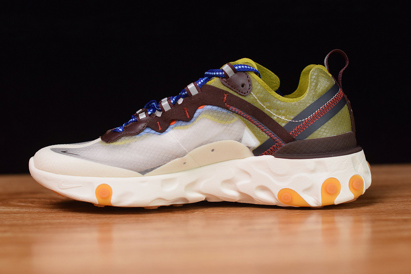 NIKE REACT ELEMENT 87 MOSS AQ1090-300
