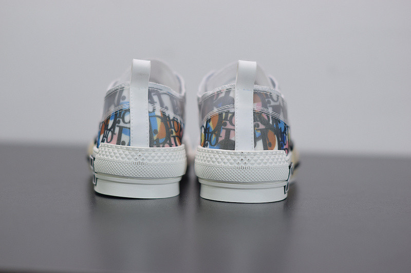 B23 LOW-TOP SNEAKER IN DIO* OBLIQUE WITH DIO* AND ALEX FOXTON PRINT