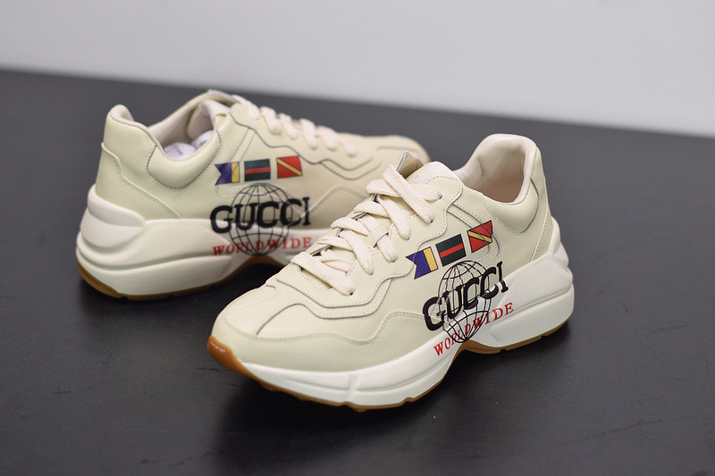 GUC RHYTON VINTAGE TRAINER SNEAKER 498916 A9L00 9520
