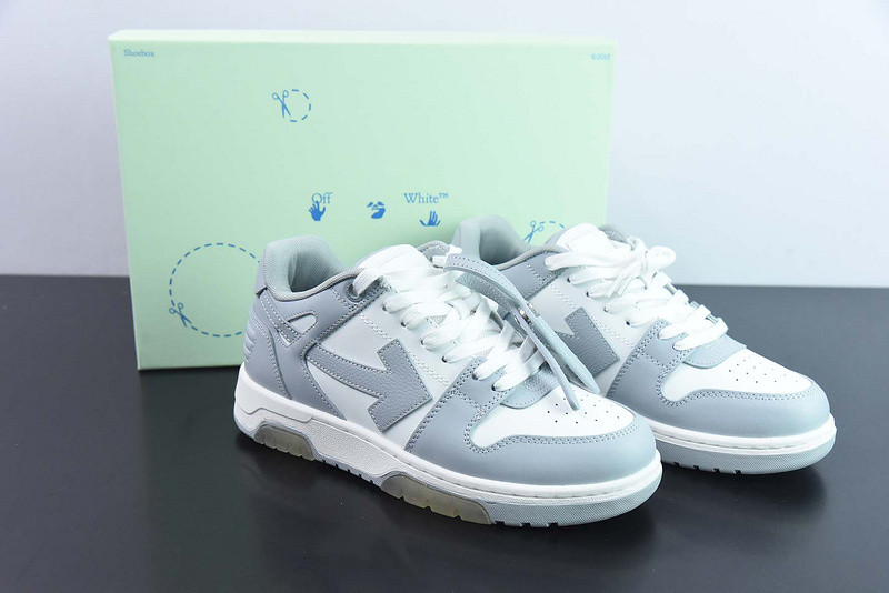 OF™ C/O VIRGIL ABLOH OUT OF OFFICE LOW-TOP LEATHER SNEAKERS ‘OOO“