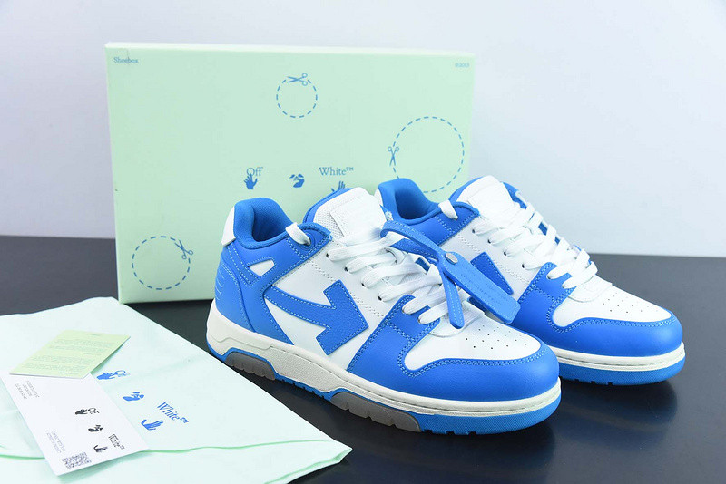 OF™ C/O VIRGIL ABLOH OUT OF OFFICE LOW-TOP LEATHER SNEAKERS ‘OOO“