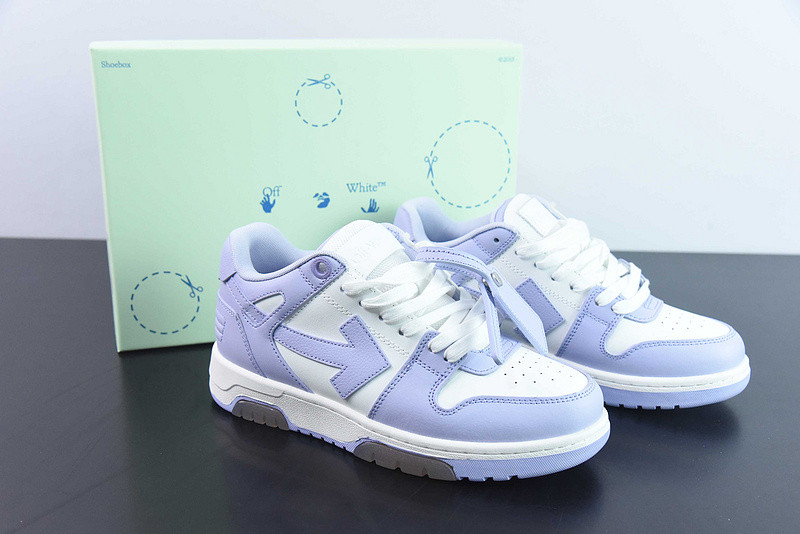 OF™ C/O VIRGIL ABLOH OUT OF OFFICE LOW-TOP LEATHER SNEAKERS ‘OOO“