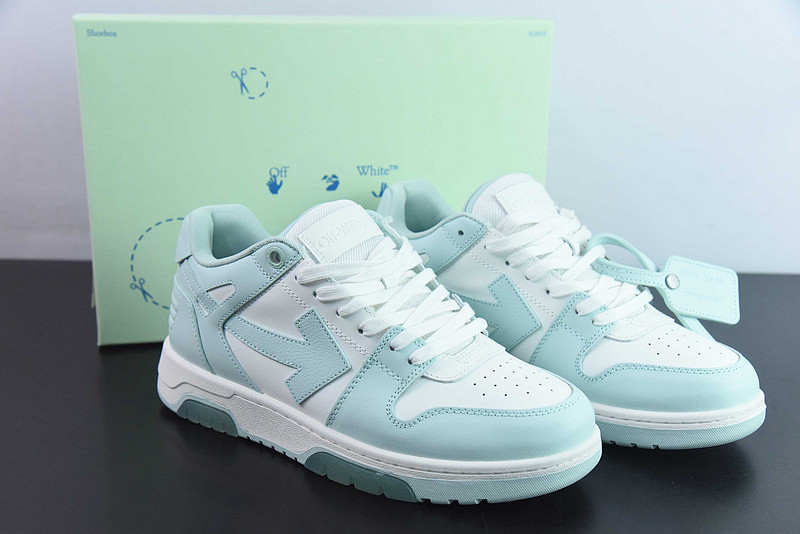 OF™ C/O VIRGIL ABLOH OUT OF OFFICE LOW-TOP LEATHER SNEAKERS ‘OOO“