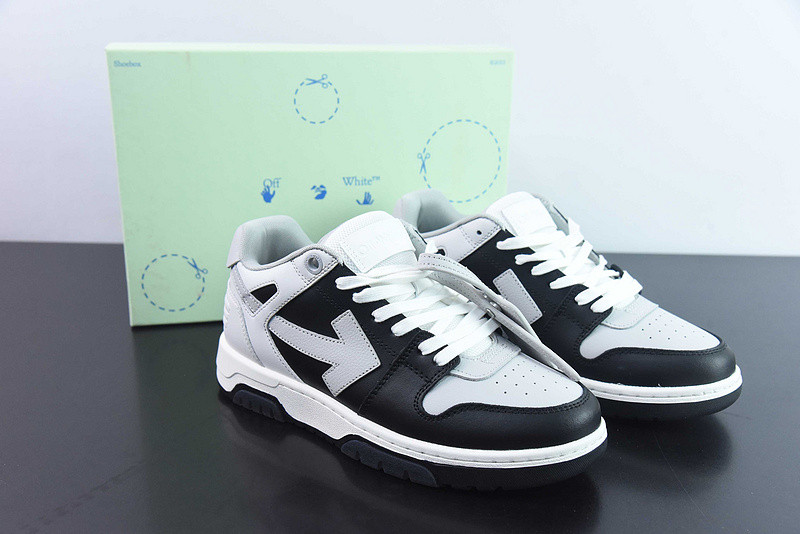 OF™ C/O VIRGIL ABLOH OUT OF OFFICE LOW-TOP LEATHER SNEAKERS ‘OOO“