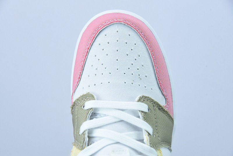 AIR JORDAN 1 MID GS PASTEL GRIND DJ0338-100