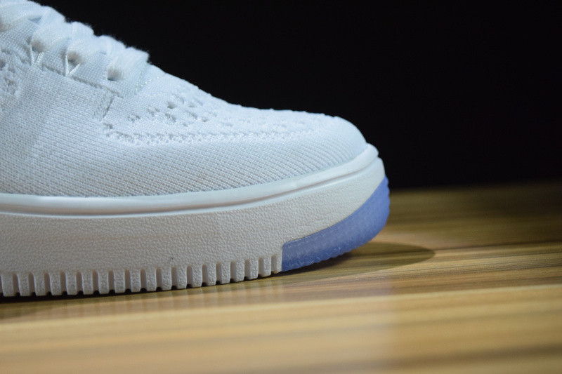 NIKE AIR FORCE 1 ULTRA FLYKNIT LOW "WHITE ICE" 817419-100