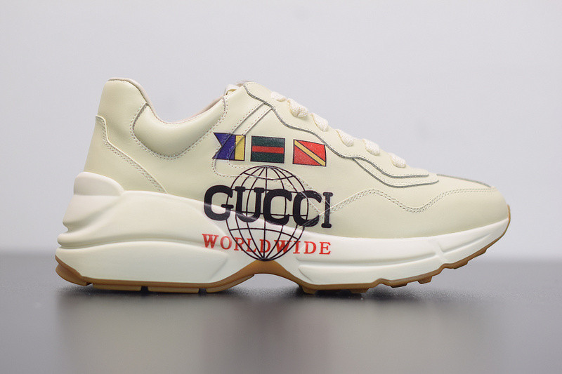 GUC RHYTON VINTAGE TRAINER SNEAKER 498916 A9L00 9520