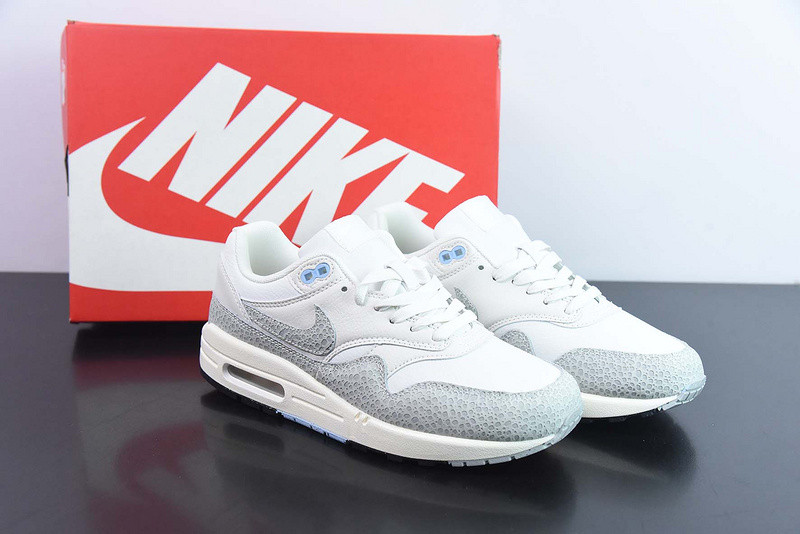 NIKE AIR MAX 1 SAFARI “SUMMIT WHITE” FB5059-100