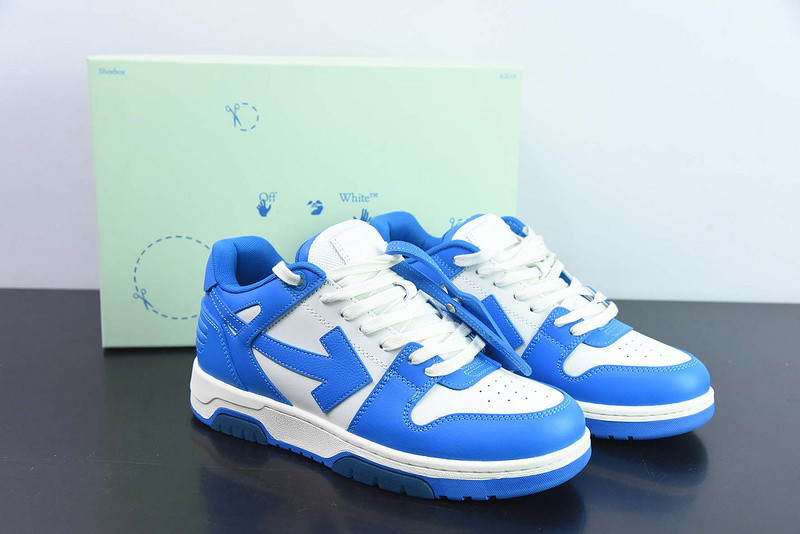 OF™ C/O VIRGIL ABLOH OUT OF OFFICE LOW-TOP LEATHER SNEAKERS ‘OOO“