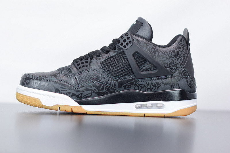 AIR JORDAN 4 RETRO LASER BLACK GUM CI1184-001