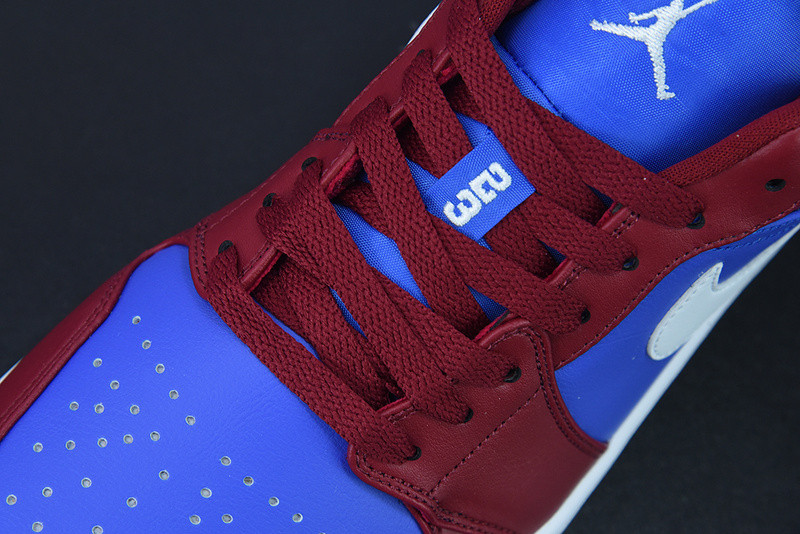 AIR JORDAN 1 LOW POMEGRANATE MEDIUM BLUE DC0774-604