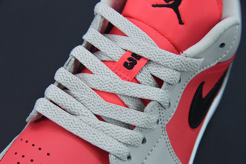 AIR JORDAN 1 RETRO LOW LIGHT IRON ORE SIREN RED DC0774-060