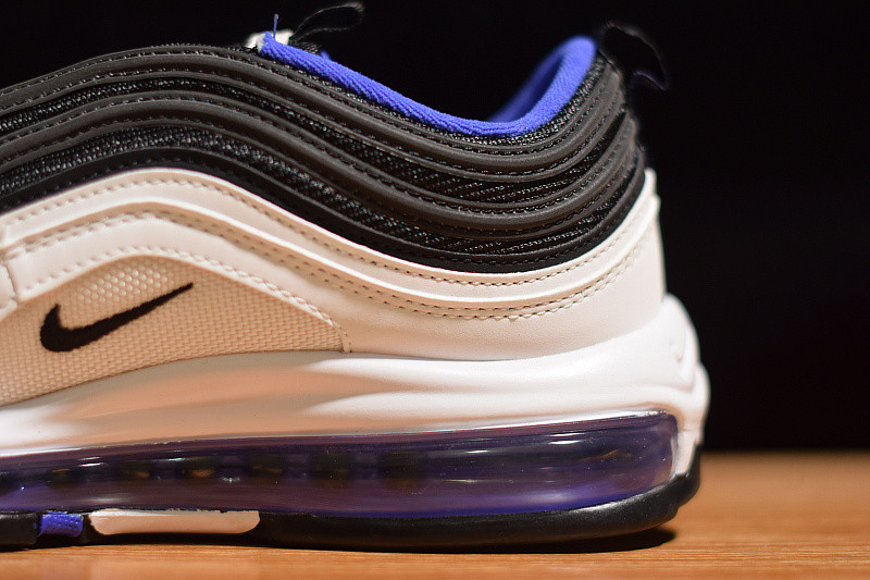 NIKE AIR MAX 97 WHITE BLACK PERSIAN VIOLET (GS) 921522-102
