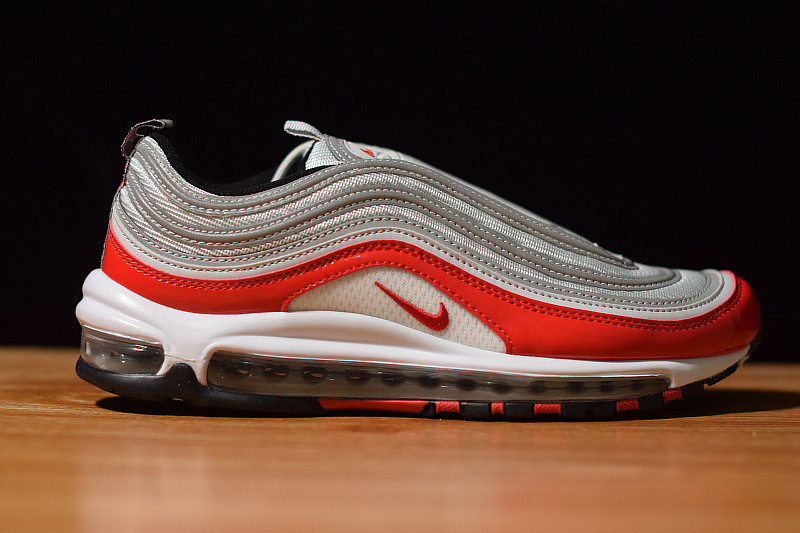 NIKE AIR MAX 97 PURE PLATINUM UNIVERSITY RED 921826-009