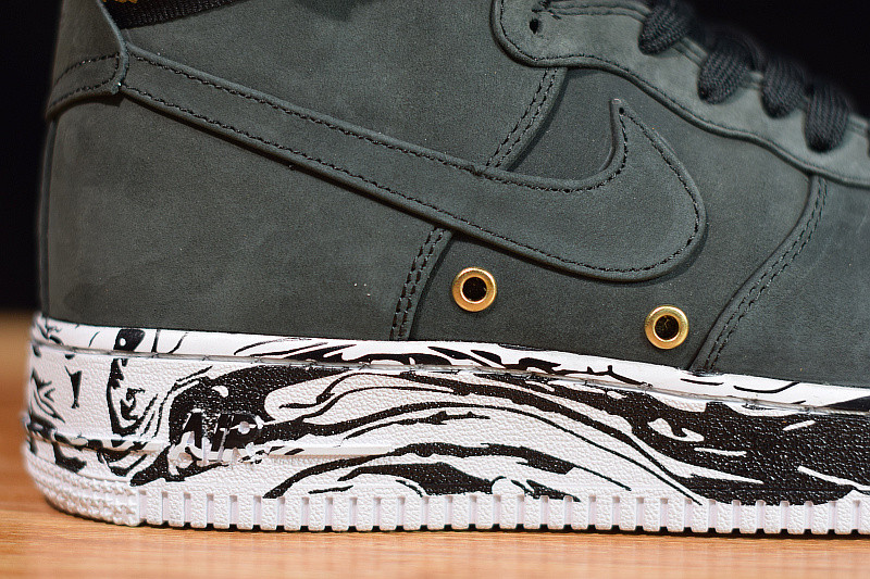 NIKE AIR FORCE 1 HI BHM QS "BLACK HISTORY MONTH" 920787-001