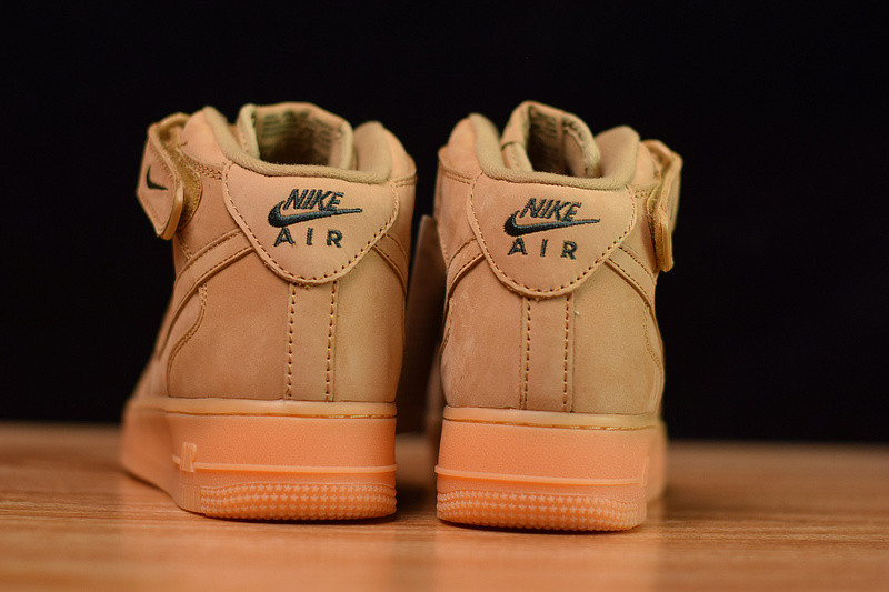 NIKE AIR FORCE 1 MID 07 PRM QS "FLAX" 715889-200