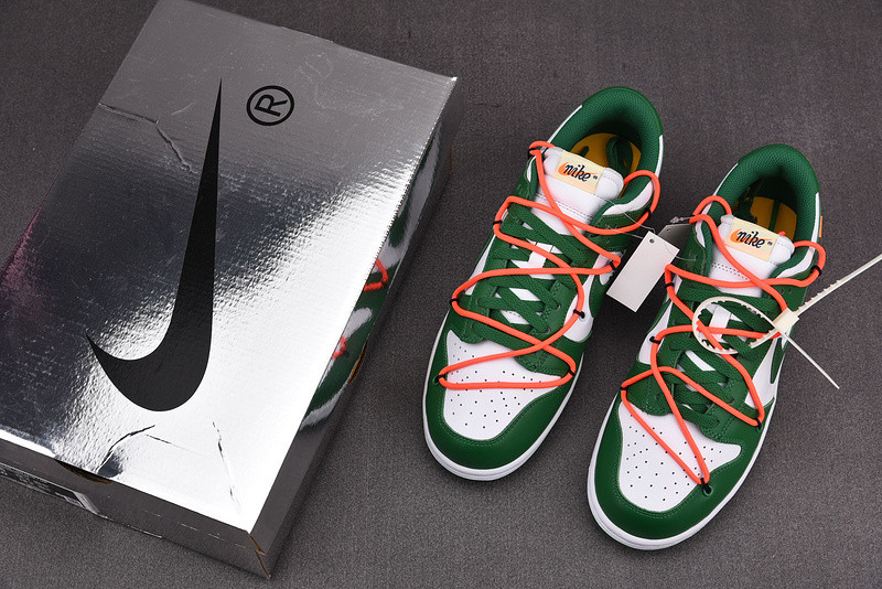 OF NIKE DUNK LOW LEATHER GREEN CT0856-100
