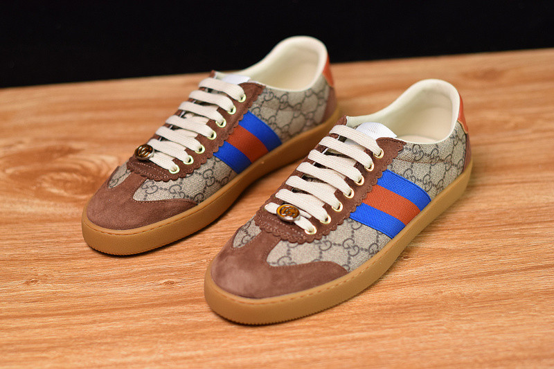 G*u*i jbg leather and suede