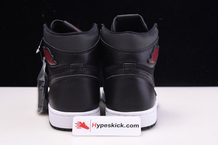AIR JORDAN 1 SATIN BLACK GYM RED 555088-060