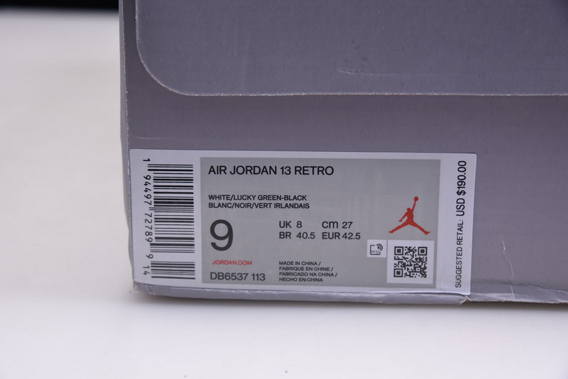 AIR JORDAN 13 “LUCKY GREEN”  DB6537-113