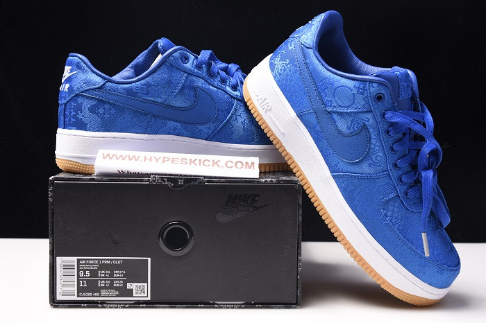 NIKE AIR FORCE 1 LOW CLOT BLUE SILK CJ5290-400