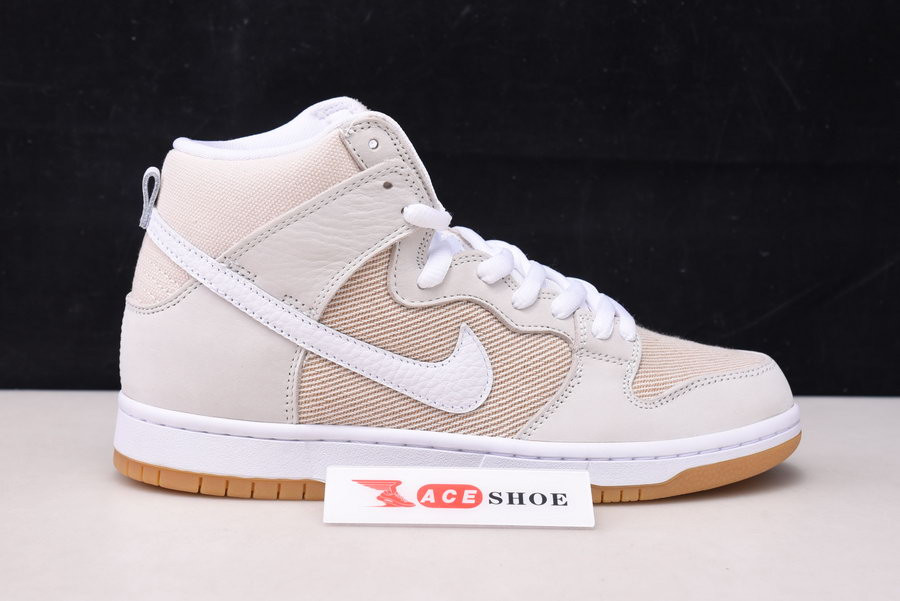 NIKE SB DUNK HIGH PRO ISO ORANGE LABEL UNBLEACHED NATURAL DA9626-100