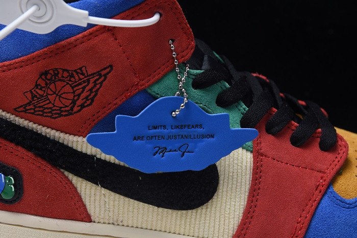 AIR JORDAN 1 MID SE FEARLESS BLUE THE GREAT CU2805-100