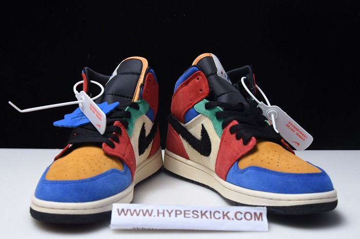 AIR JORDAN 1 MID SE FEARLESS BLUE THE GREAT CU2805-100