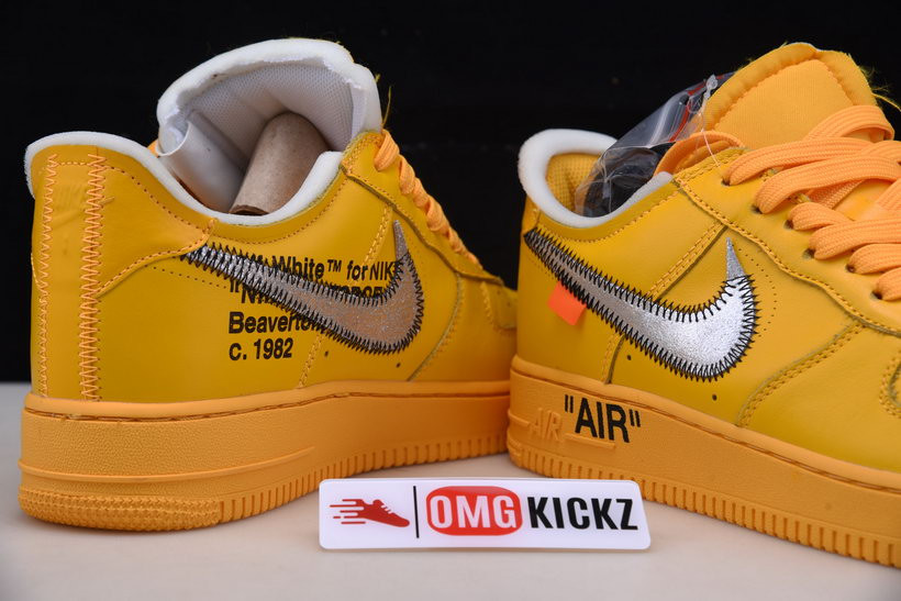 NIKE OF X AIR FORCE 1 LOW UNIVERSITY GOLD DD1876-700