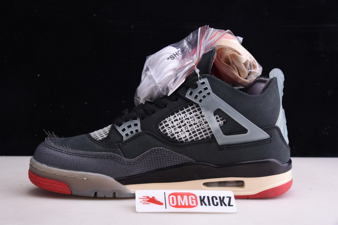 OF X AIR JORDAN 4 “BRED” CV9388-001