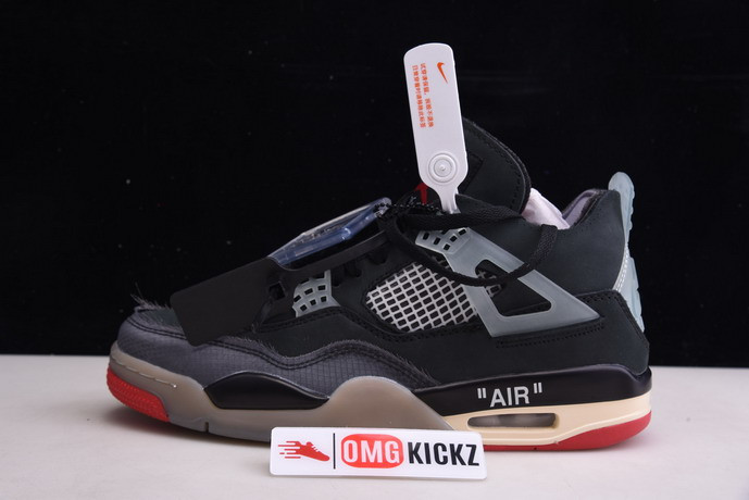 OF X AIR JORDAN 4 “BRED” CV9388-001
