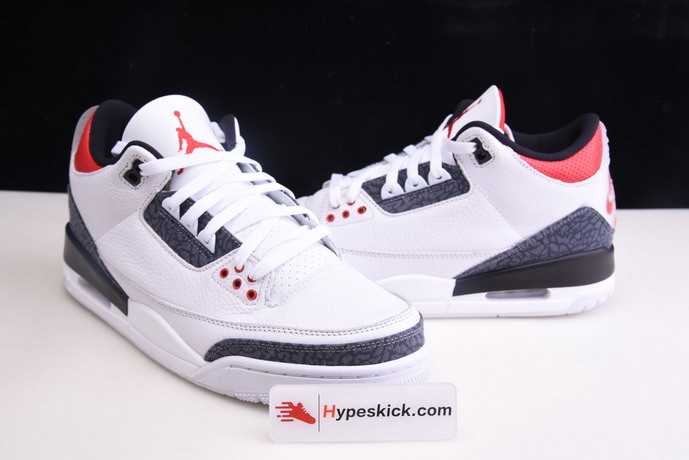 AIR JORDAN 3DENIM "FIRE RED" CZ6431-100
