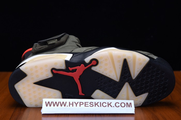 AIR JORDAN 6 TRAVIS SCOTT MEDIUM OLIVE CN1084-200