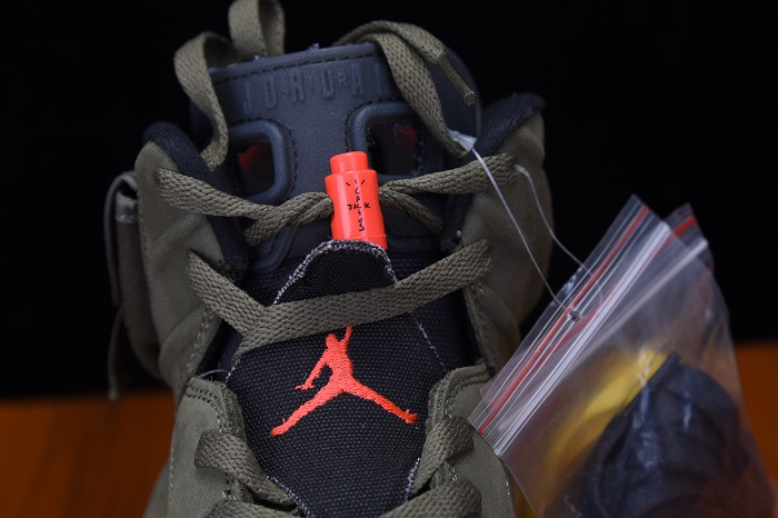 AIR JORDAN 6 TRAVIS SCOTT MEDIUM OLIVE CN1084-200