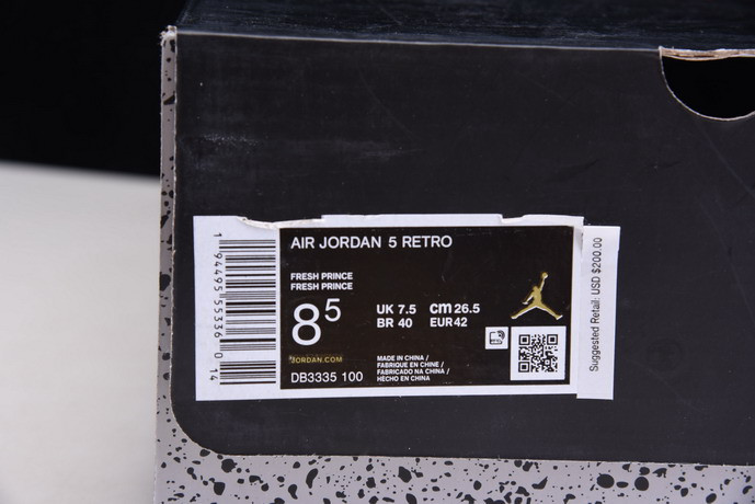 AIR JORDAN 5 “ALTERNATE BEL-AIR” DB3335-100