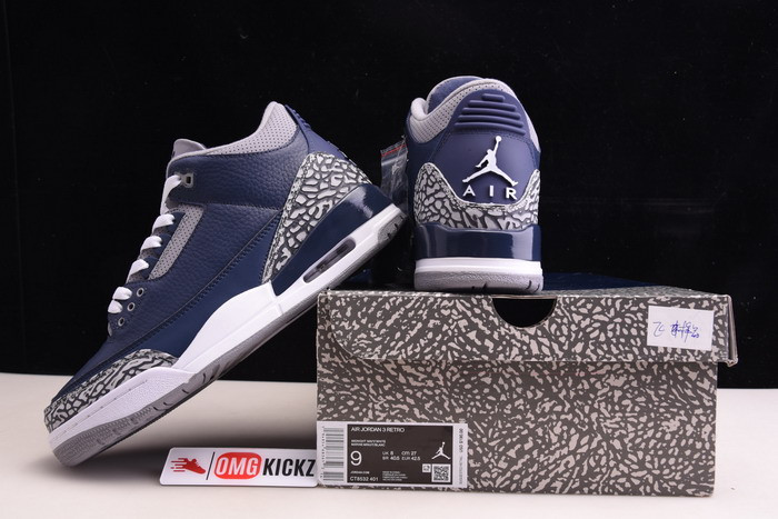 AIR JORDAN 3 “MIDNIGHT NAVY” CT8532-401