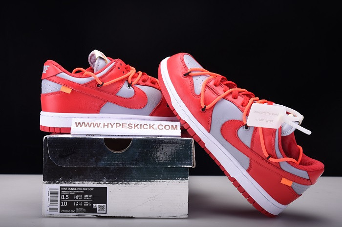 OF NIKE DUNK LOW LEATHER UNIVERSITY RED CT0856-600