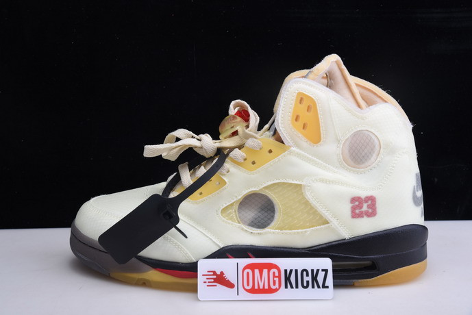 OF AIR JORDAN 5 SAIL DH8565-100