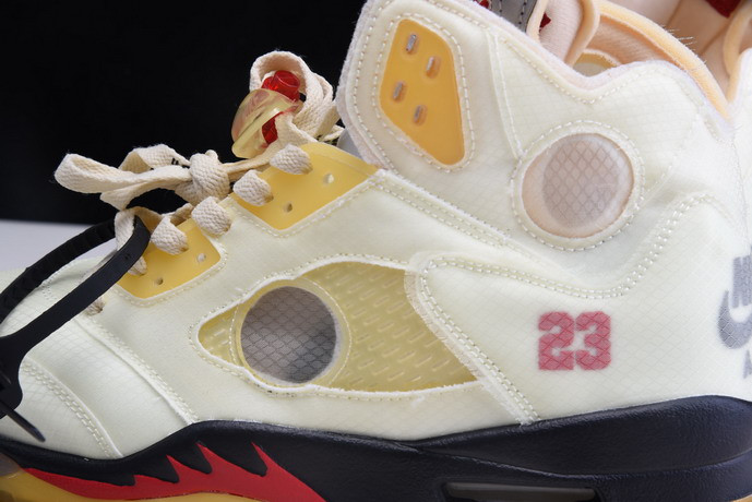 OF AIR JORDAN 5 SAIL DH8565-100
