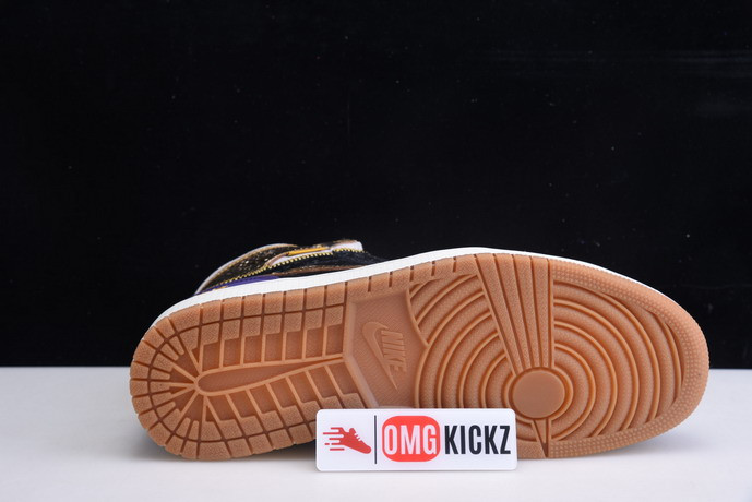 KOBE BRYANT X AIR JORDAN 1 HIGH OG BLACK-PURPLE 555088-171