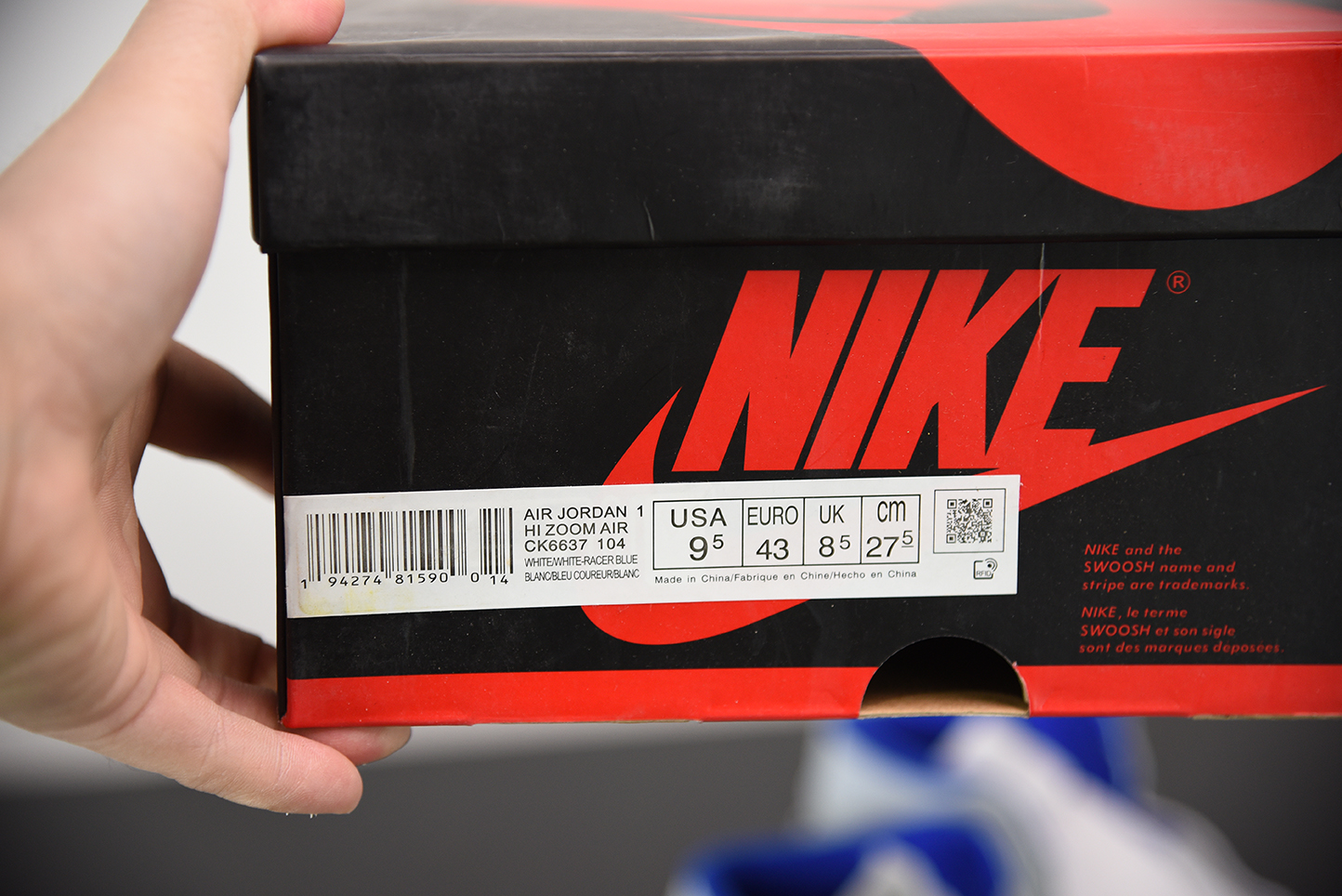 AIR JORDAN 1 ZOOM RACER BLUE CK6637-104